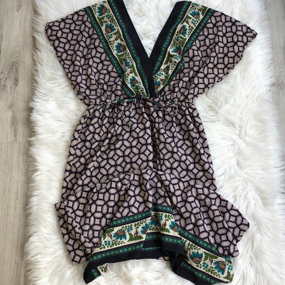 Multicolor Full Length Maxi Dress